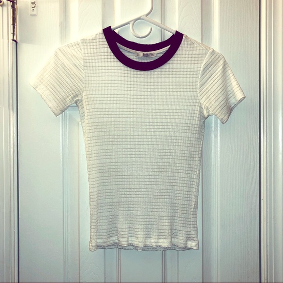 Zara Tops - Zara black and white t shirt